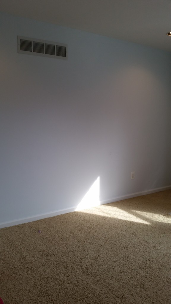 bedroom before staging