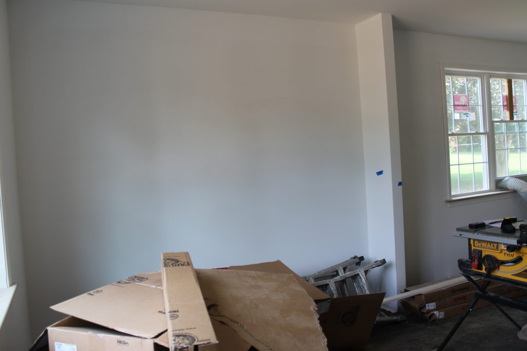 living room before staging