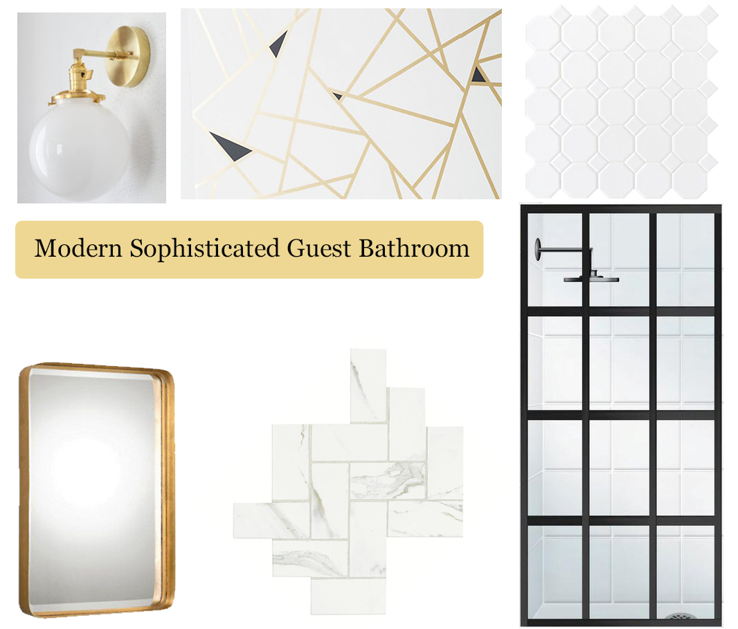Sophisticated Bathroom Design – One Room Room Challenge Week 2